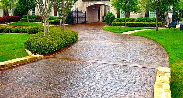 Stamped Driveway